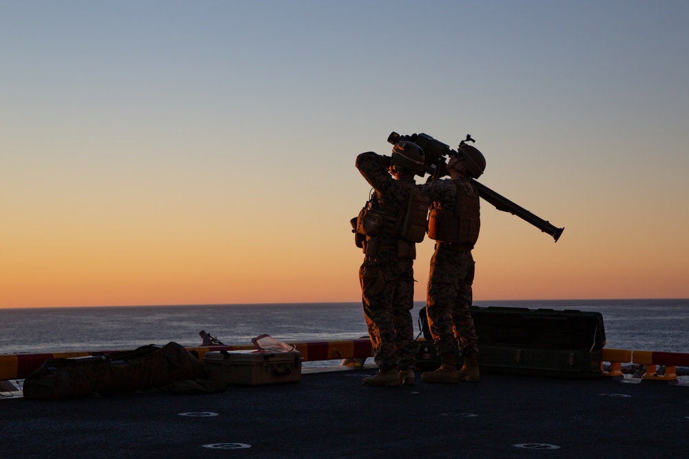 3rd LAAD conducts training aboard USS Makin Island