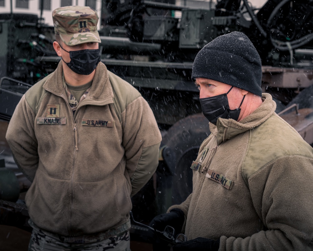 10TH AAMDC command team inspects maintenance readiness of Patriot battalion