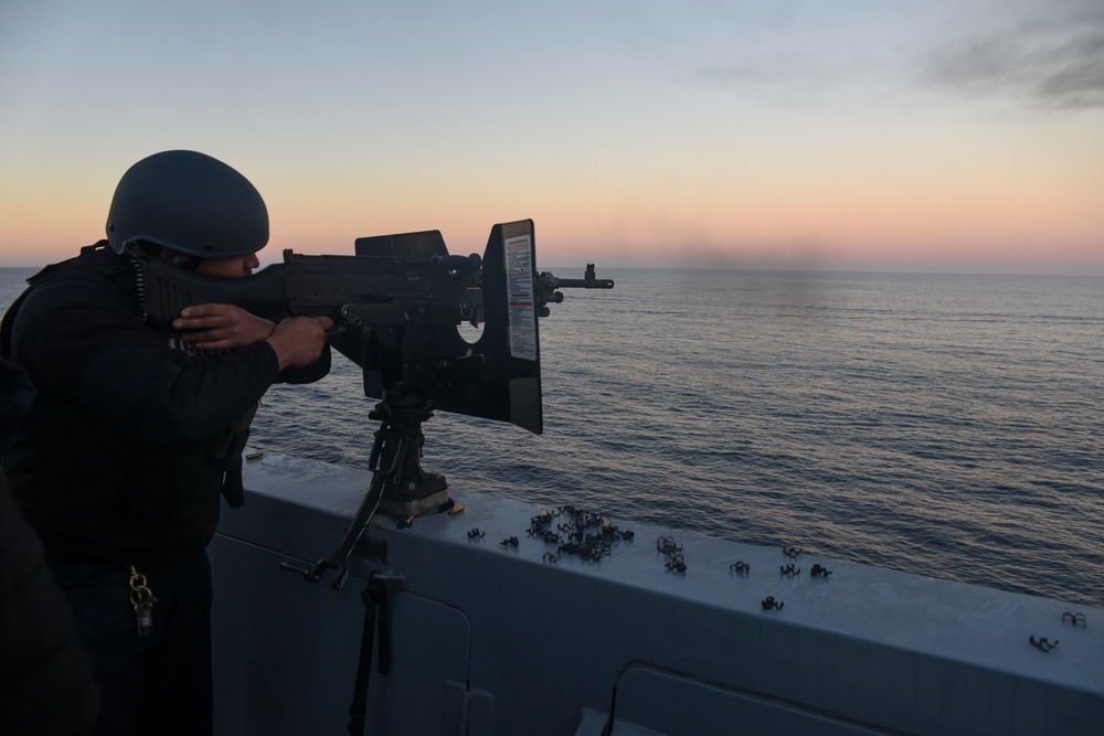 USS John P. Murtha (LPD 26) Live Fire Exercise