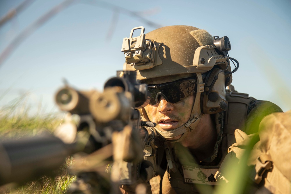 Charlie Co., BLT 1/1, 11th MEU conducts an amphibious assault demonstration in support of MAREX PH 22