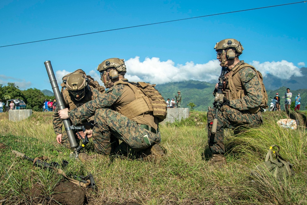 Charlie Co., BLT 1/1, 11th MEU conducts an amphibious assault demonstration in support of MAREX PH 22