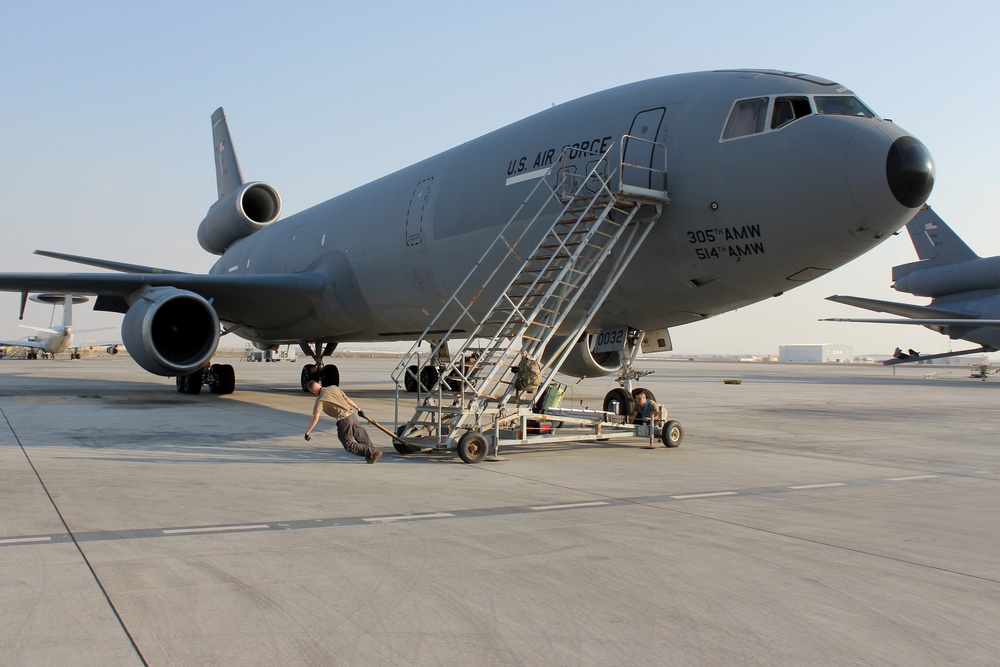 KC-10 Operations at Al Dhafra