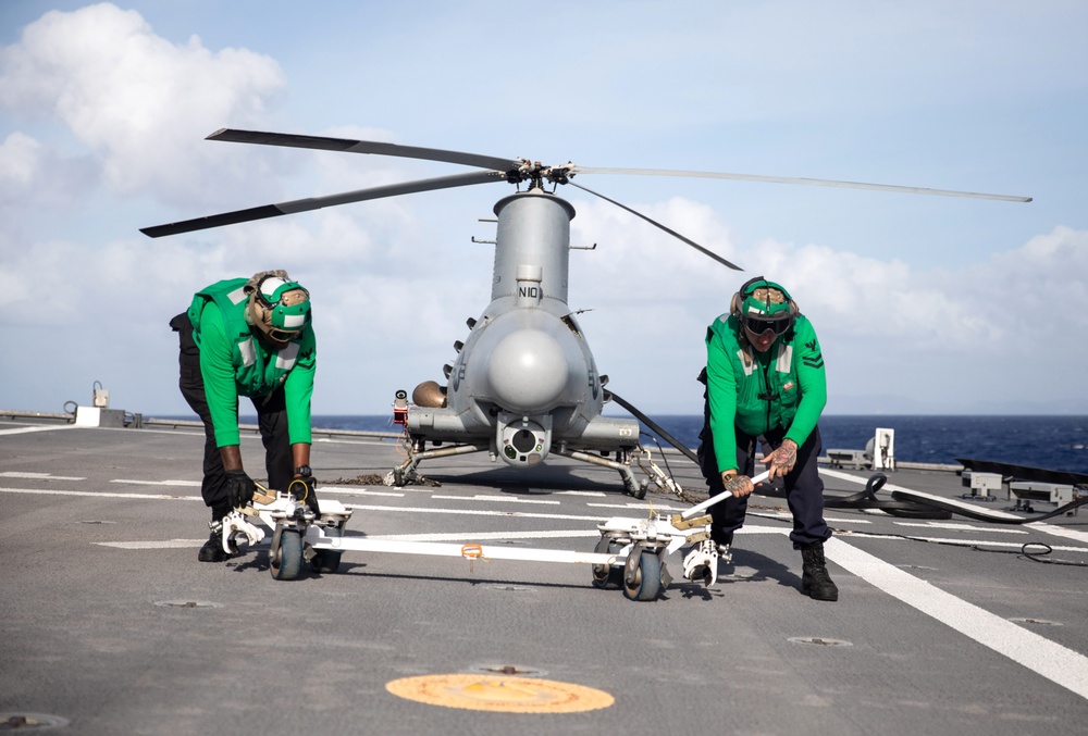 USS Tulsa Fire Scout Operations