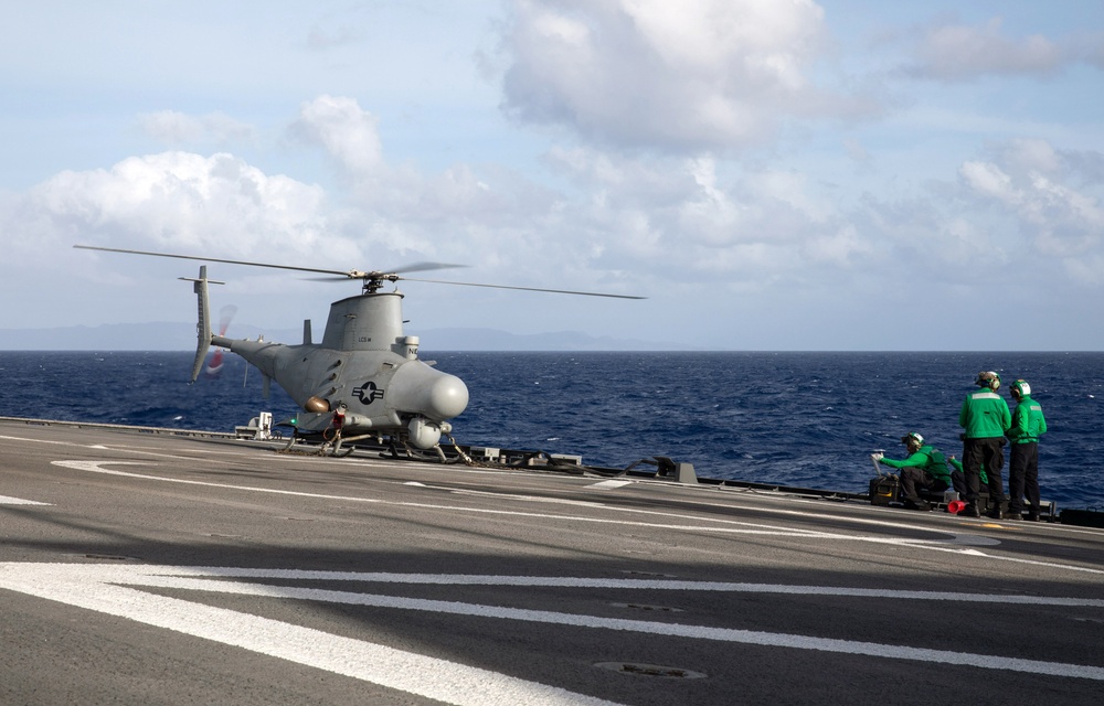 USS Tulsa Fire Scout Operations