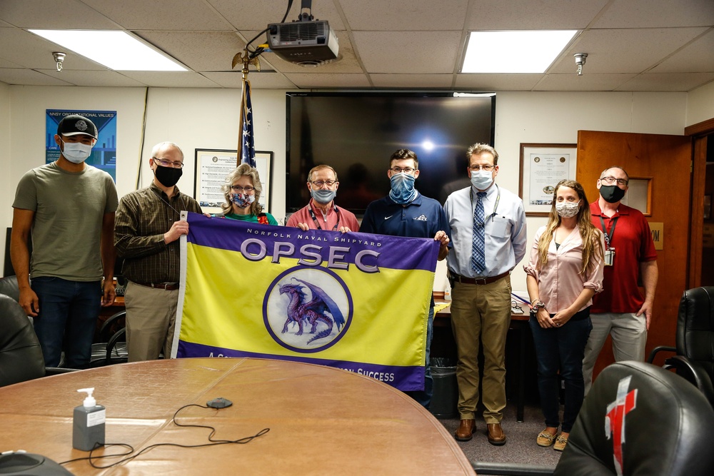 Think Smart, Think OPSEC: NNSY Celebrates Operations Security Wins with Naval OPSEC Support Team Director from Naval Information Forces