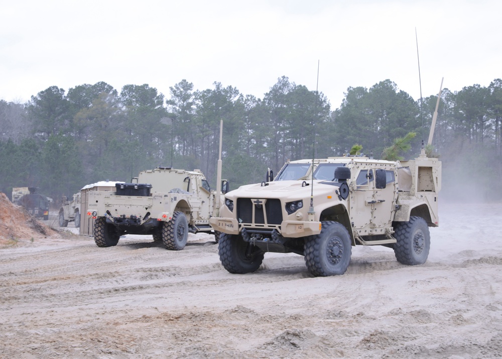 1st BN, 41st FAR train for combined arms exercise