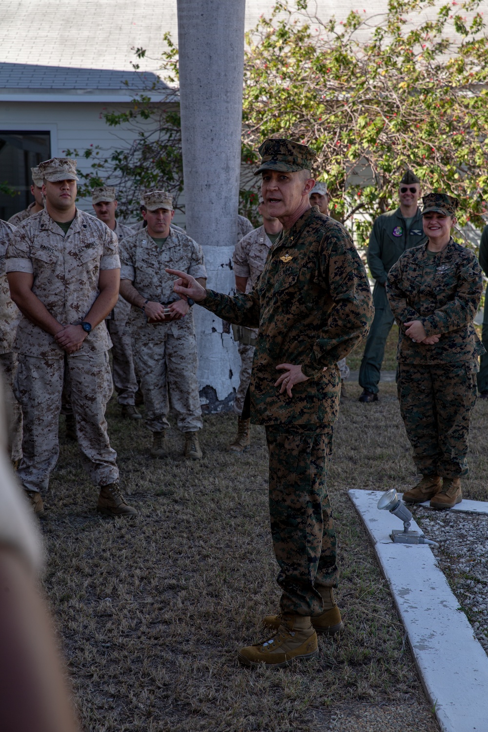 Commander, Marine Forces Reserve, Marine Forces South, Visits Marine Corps Security Forces Company in Guantanamo Bay, Cuba