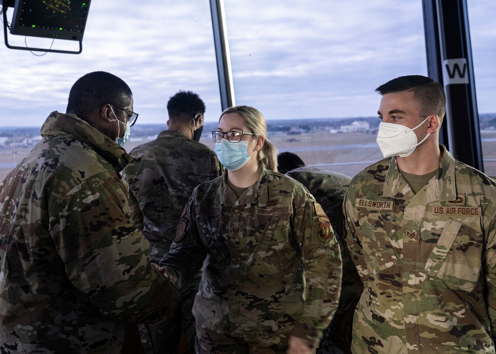 Third Air Force visits RAF Mildenhall