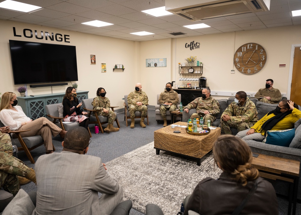 Third Air Force visits RAF Mildenhall