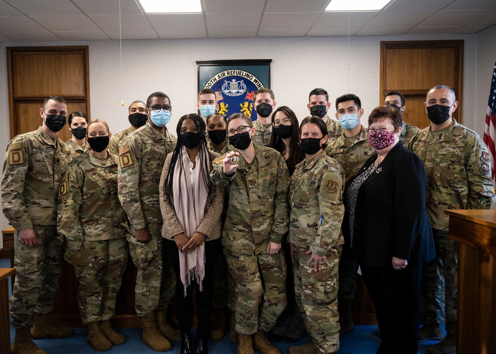 Third Air Force visits RAF Mildenhall