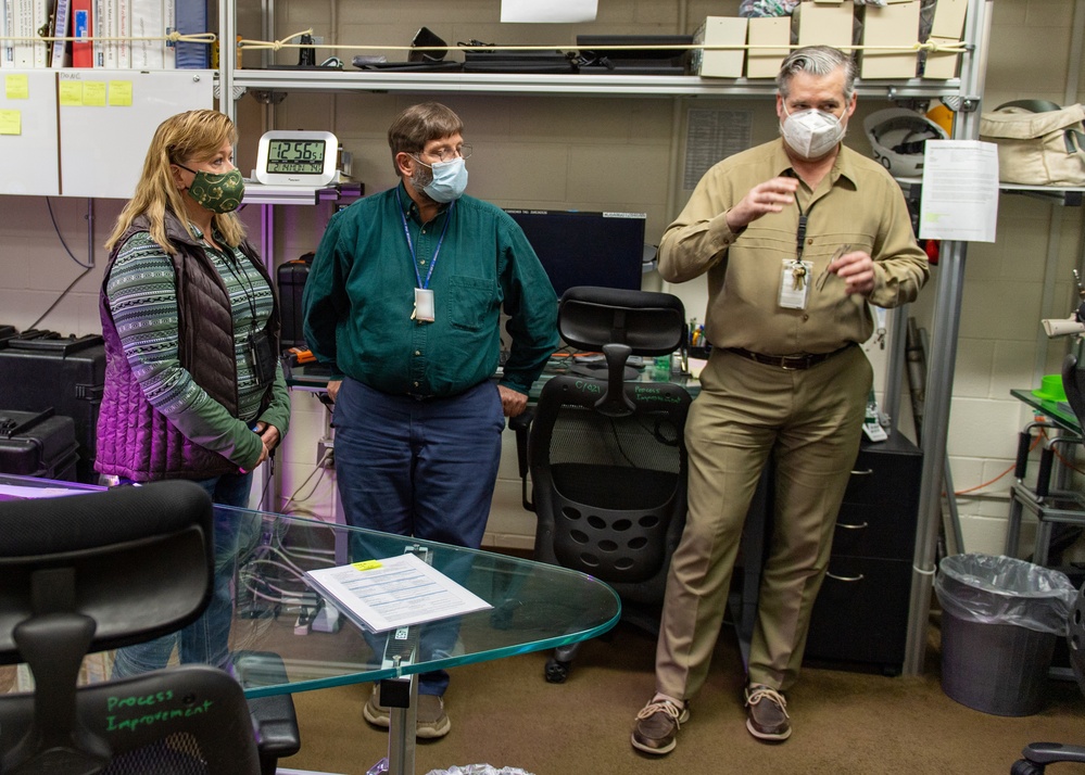 TRFB Leadership Visits Process Improvement Team for Gemba