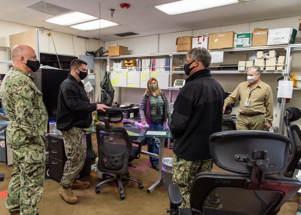 TRFB Leadership Visits Process Improvement Team for Gemba