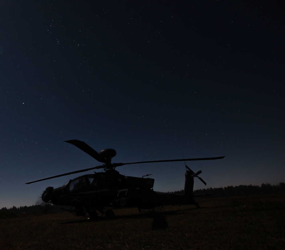 10th CAB Helicopters Stargazing