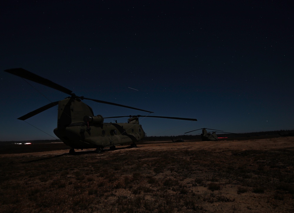 10th CAB Helicopters Stargazing