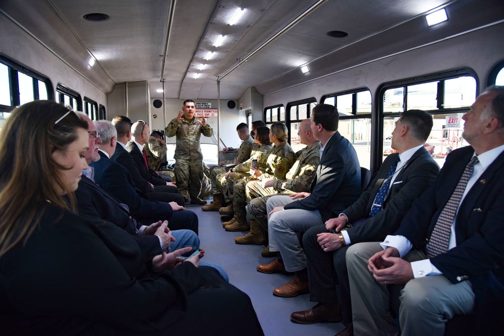 Goodfellow team showcases mission, people for U.S. representatives’ visit