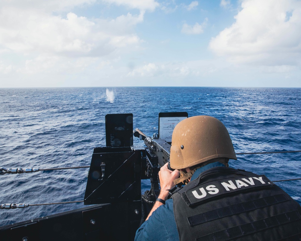 USS Billings Conducts Live-Fire Exercise