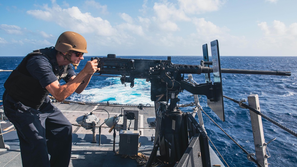 USS Billings Conducts Live-Fire Exercise