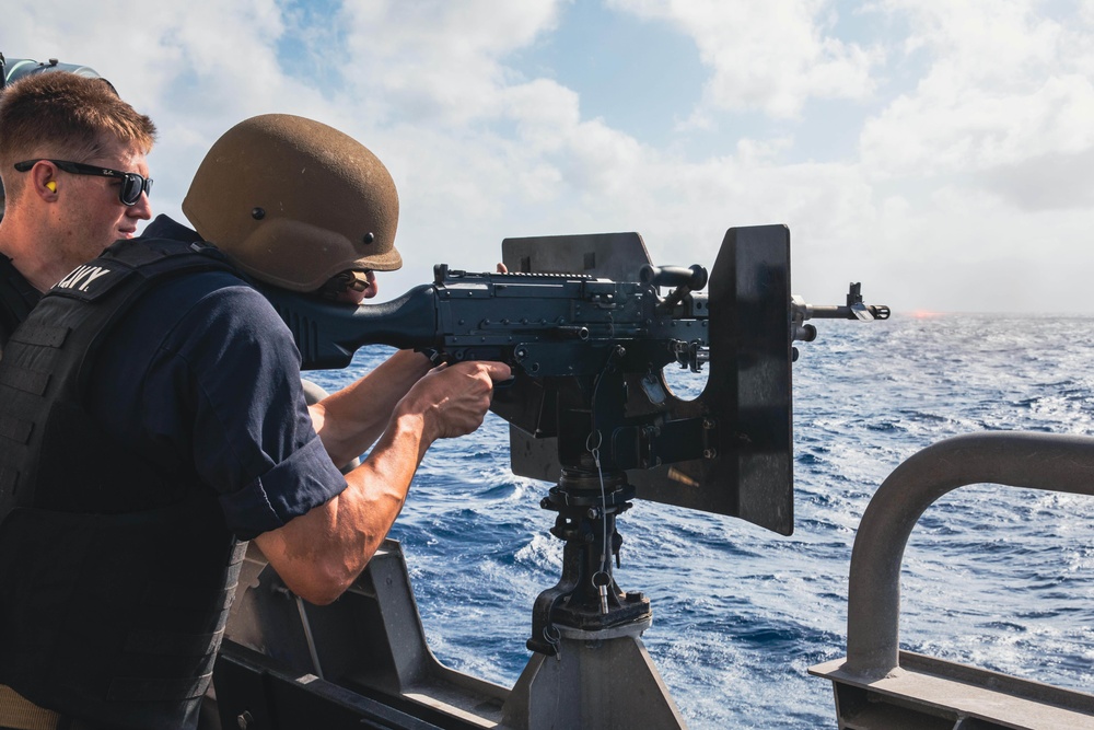 USS Billings Conducts Live-Fire Exercise