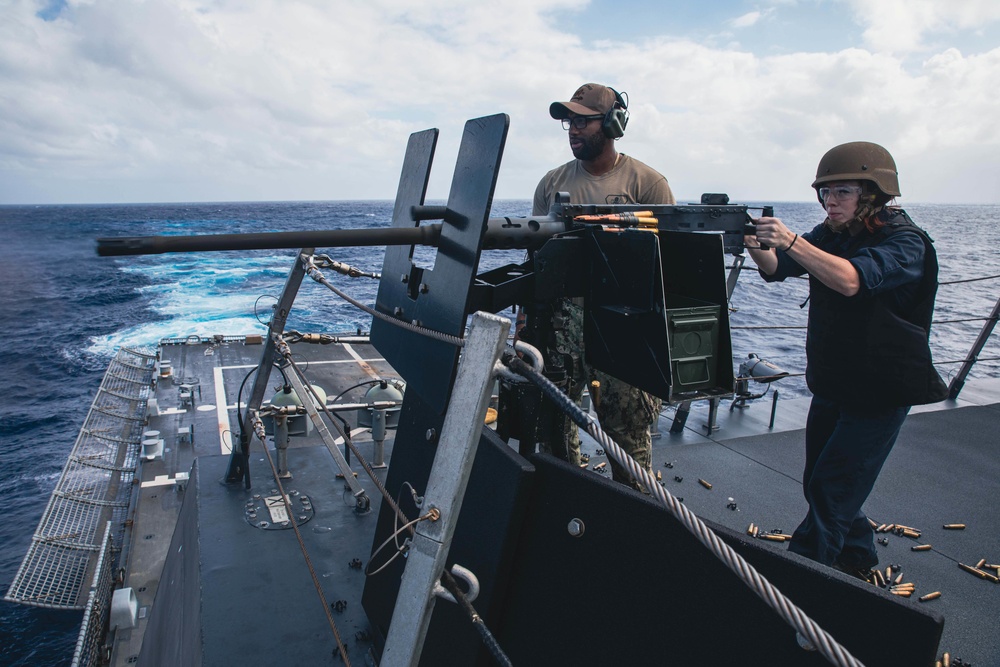 USS Billings Conducts Live-Fire Exercise