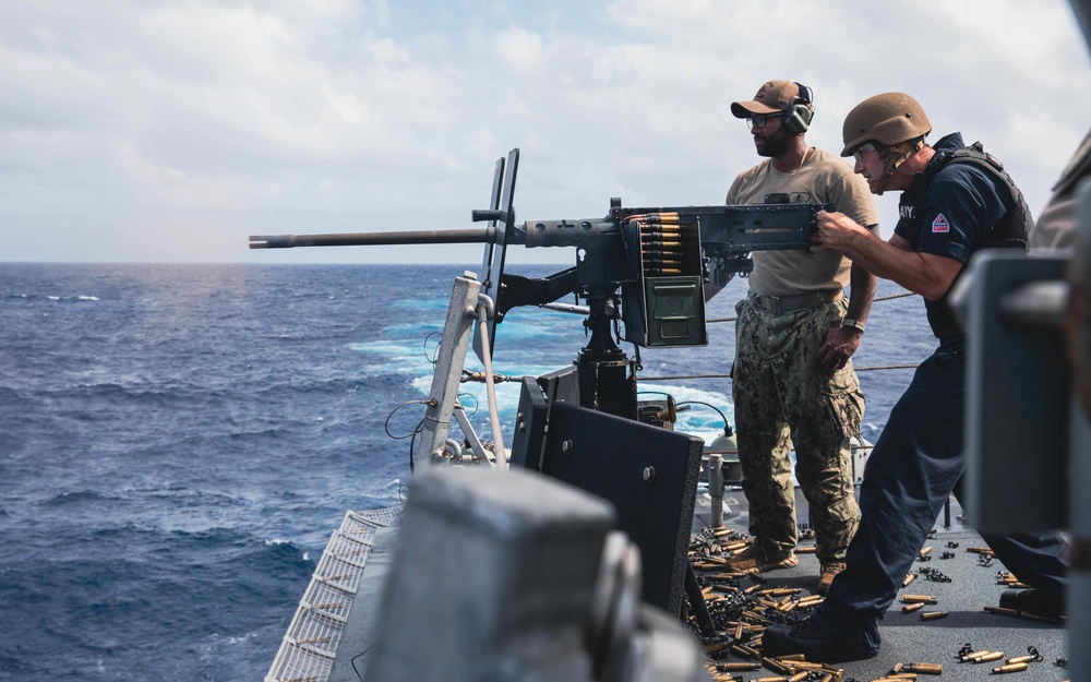 USS Billings Conducts Live-Fire Exercise