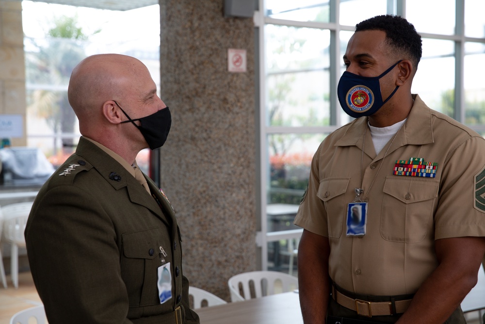 Commander, U.S. Marine Corps Forces, South Visits with Colombian National Navy, Colombian Naval Infantry Senior Leaders