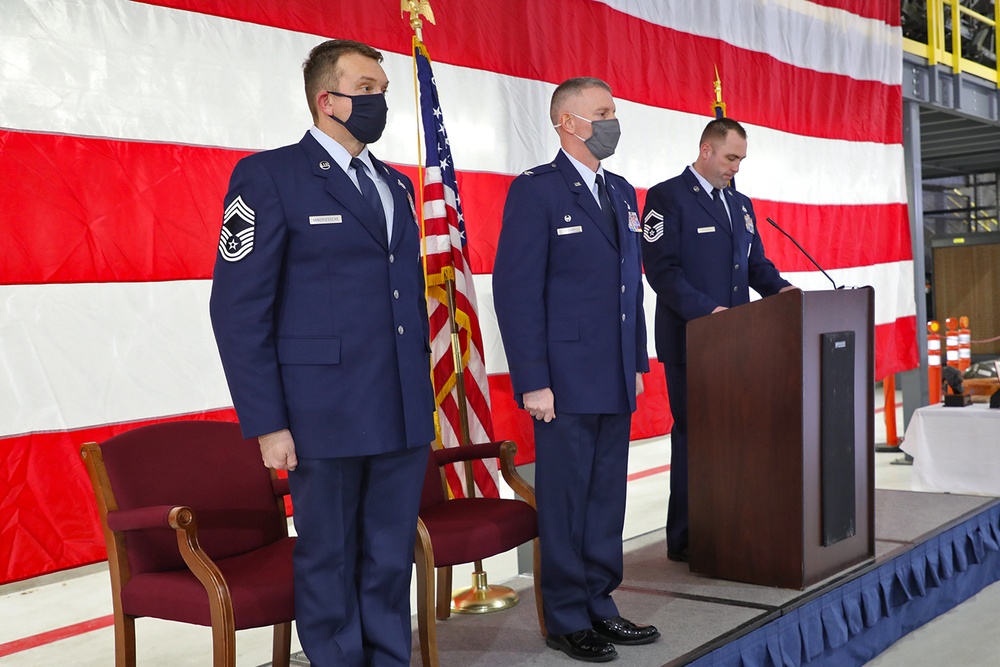 Chief Master Sergeant VanDriessche Promotion