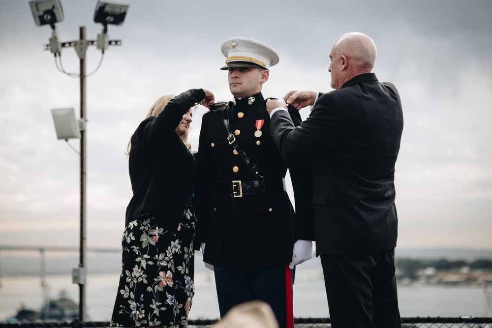 2nd Lt. Salom and 2nd Lt. Lofy Commissioning Ceremony