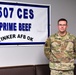 Top honors awarded to two reservist civil engineer airmen