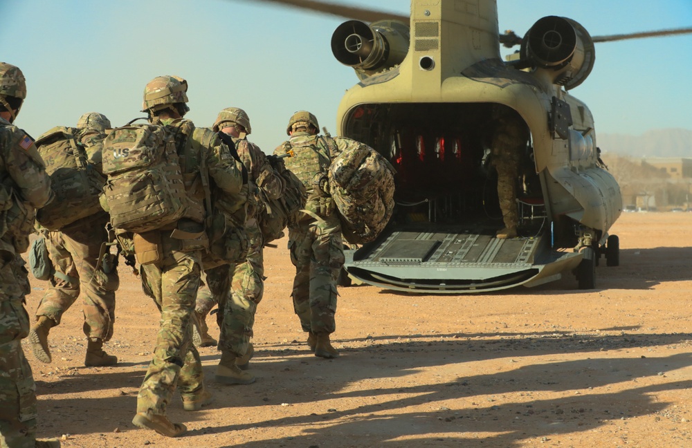Combat Aviation Brigade Exfiltration