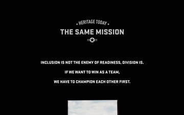 Heritage Today - Same Mission Poster