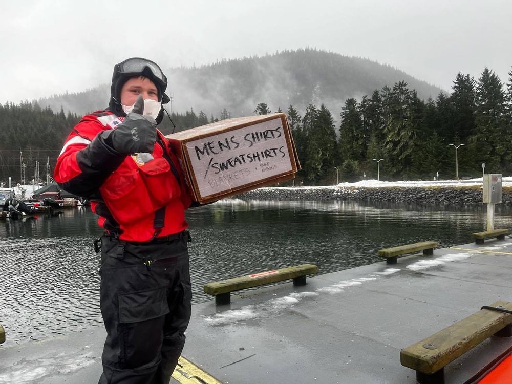 Coast Guard Cutter Anacapa crew aids Southeast Alaska residents in need