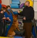 Channing Tatum, crew of DOG movie tour Holland MWD veterinary hospital