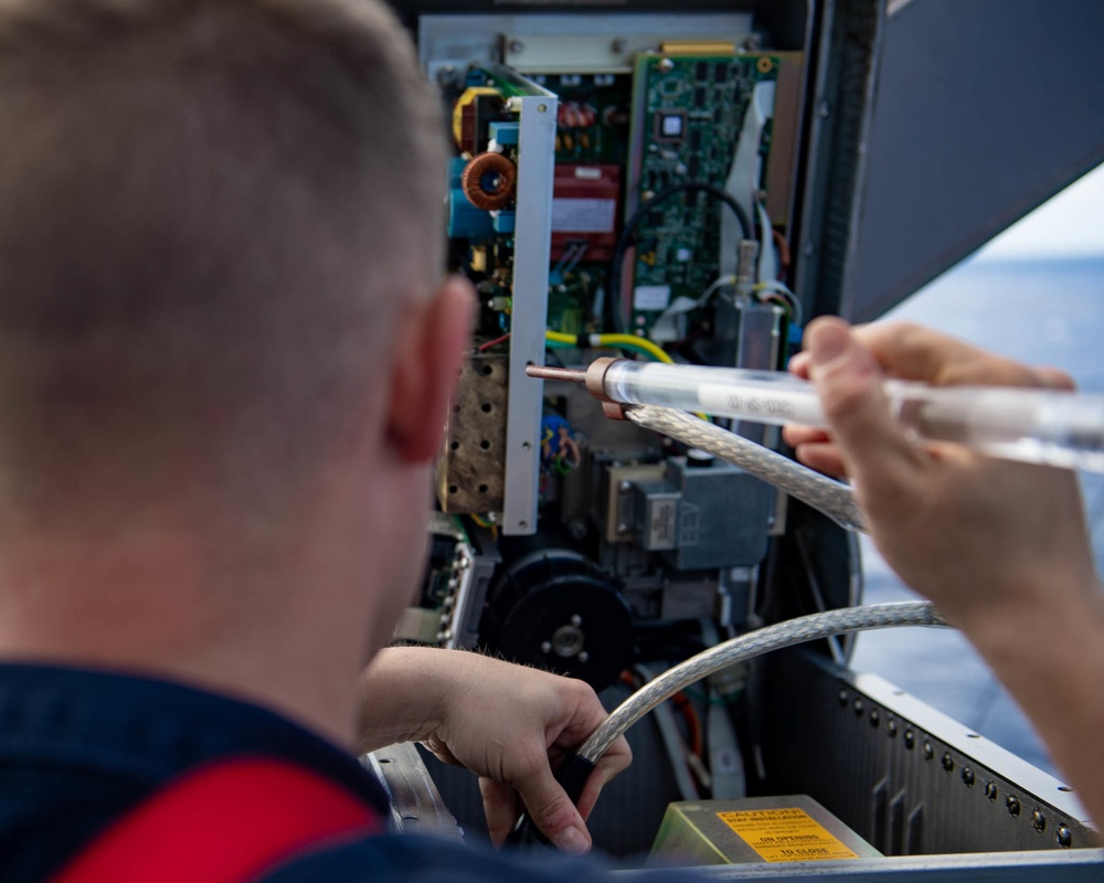 Spruance conducts maintenance