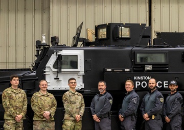 4th EMS paints Kinston Police Department’s MRAP