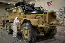 4th EMS paints Kinston Police Department’s MRAP