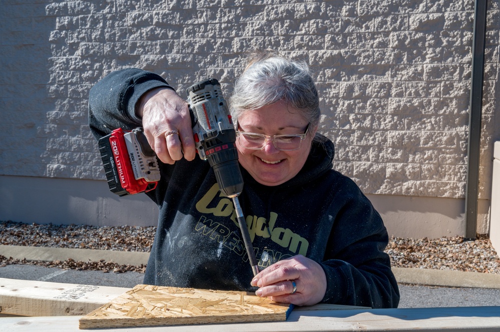 Volunteers Build Sheds for Tornado Survivors