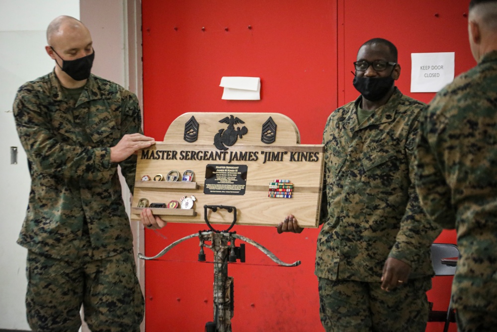 MSgt. Kines Retirement Ceremony