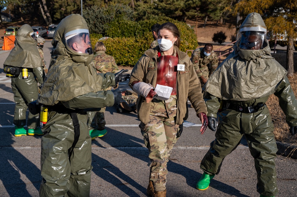 Med Hawks Suit up for Decon