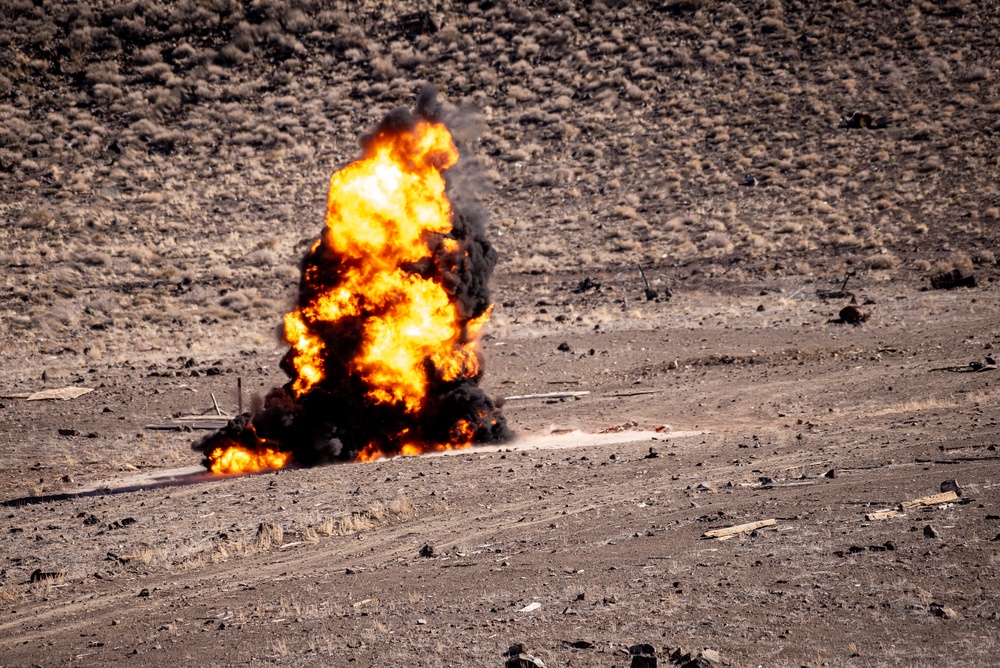 609th Engineer Compony demo range, Hawthorne, Nevada