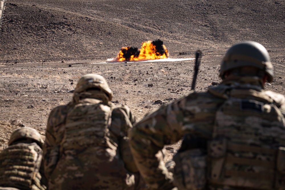 609th Engineer Compony demo range, Hawthorne, Nevada