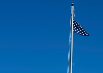 Sailors Hoist Union Jack