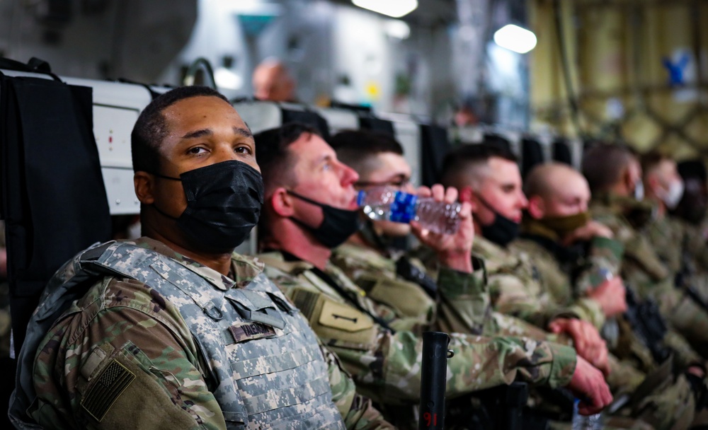 Soldiers Deploy to Europe in Support of Joint Task Force Dragon