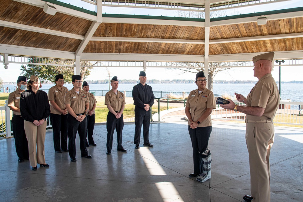 Cherry Point Sailors Reenlist