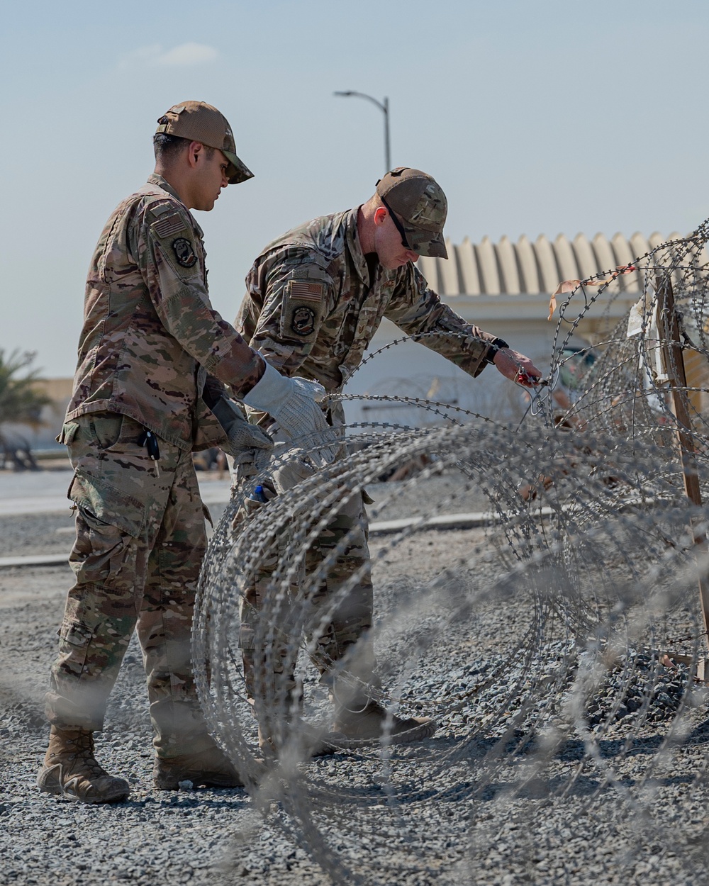 DVIDS - Images - Concertina Wire Removal [Image 1 of 4]