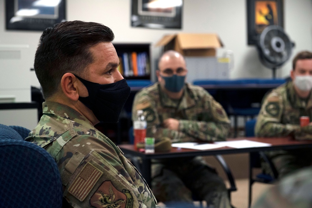 23rd Wing command chief mentors Airmen at the Flying Tigers University development course