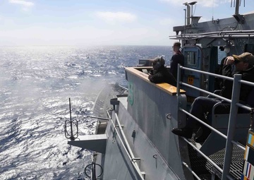 Mobile Bay fires participates in Naval Surface Fire Support during Exercise Jungle Warfare 2022