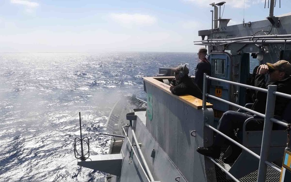 Mobile Bay fires participates in Naval Surface Fire Support during Exercise Jungle Warfare 2022