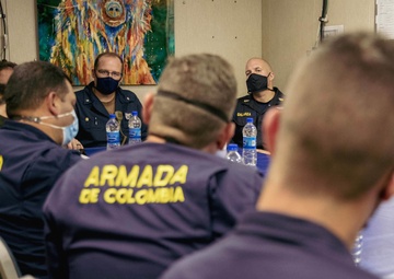 USS Billings Meets with Colombian Navy Ahead of PMAV