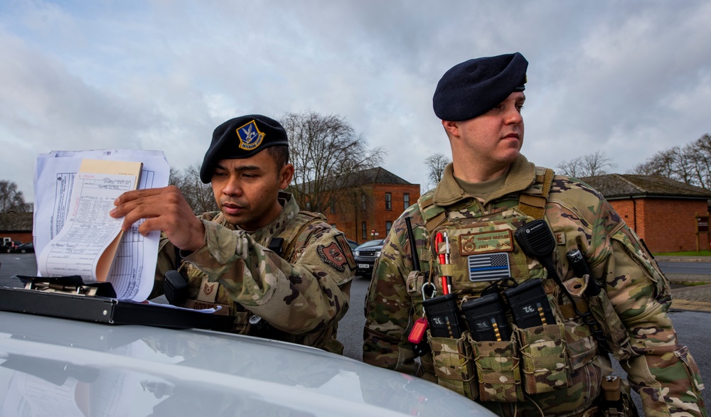Security Forces on patrol