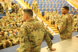 Paratroopers Receive In-Country Brief in Poland